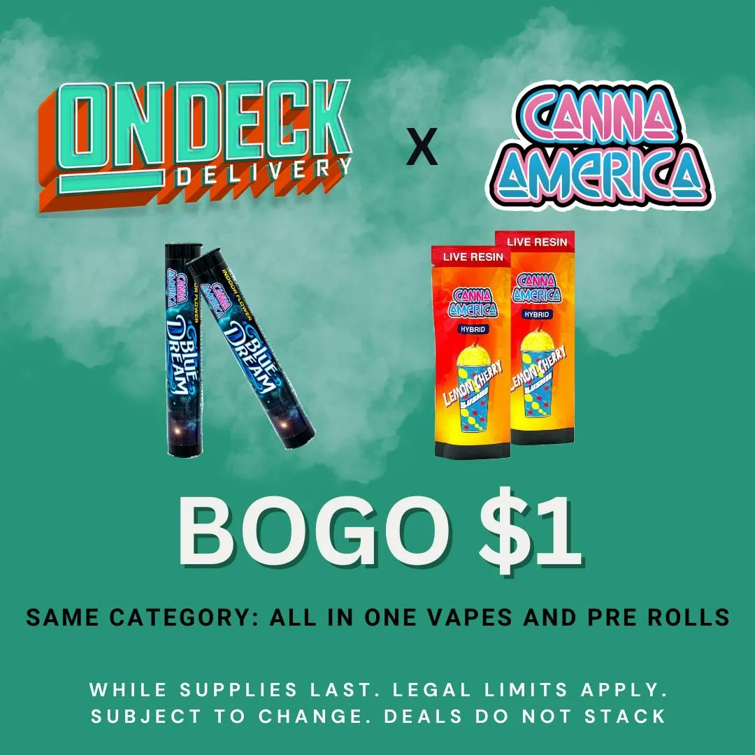 Canna America BOGO $1