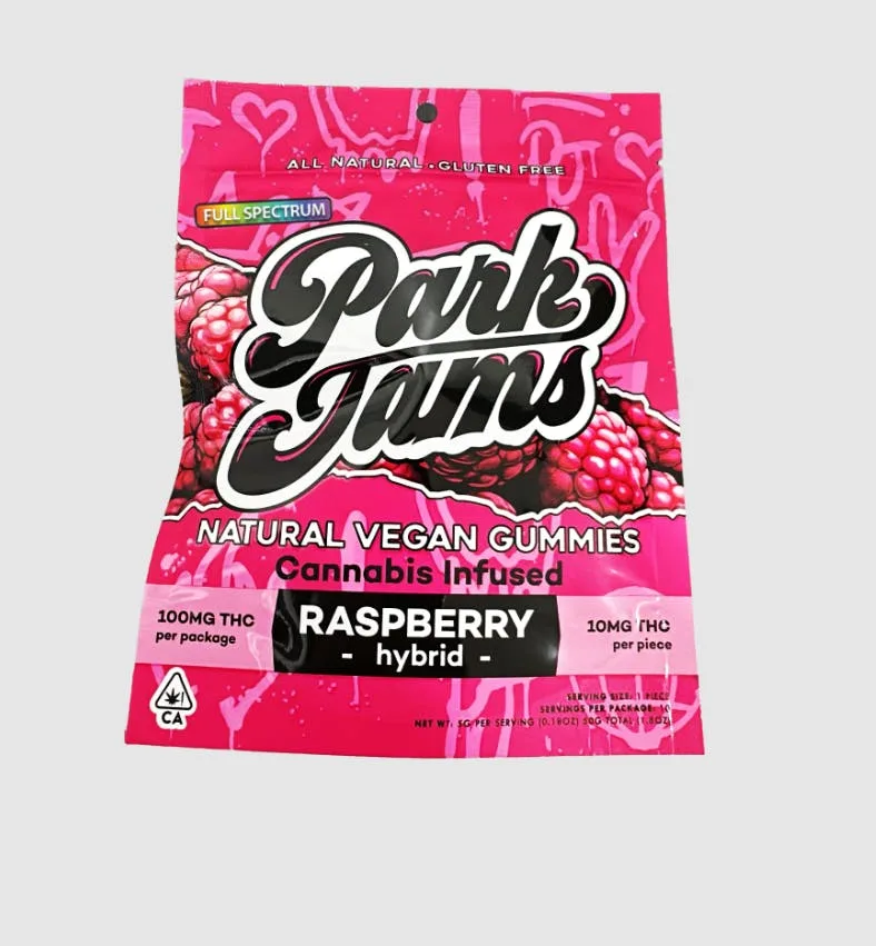 Park Jams - Raspberry Gummies - 2:1 THC/THCv 10-Pack