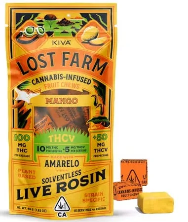 MANGO JACK HERER THCV 10:5 GUMMIES LOST FARM