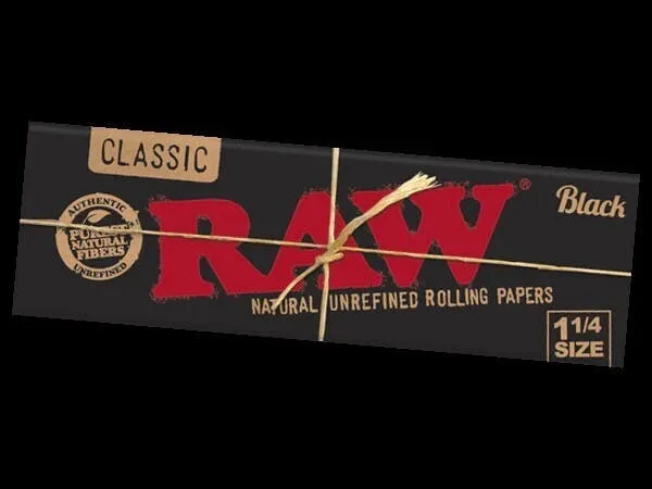 RAW - PAPERS - 1 1/4 - BLACK