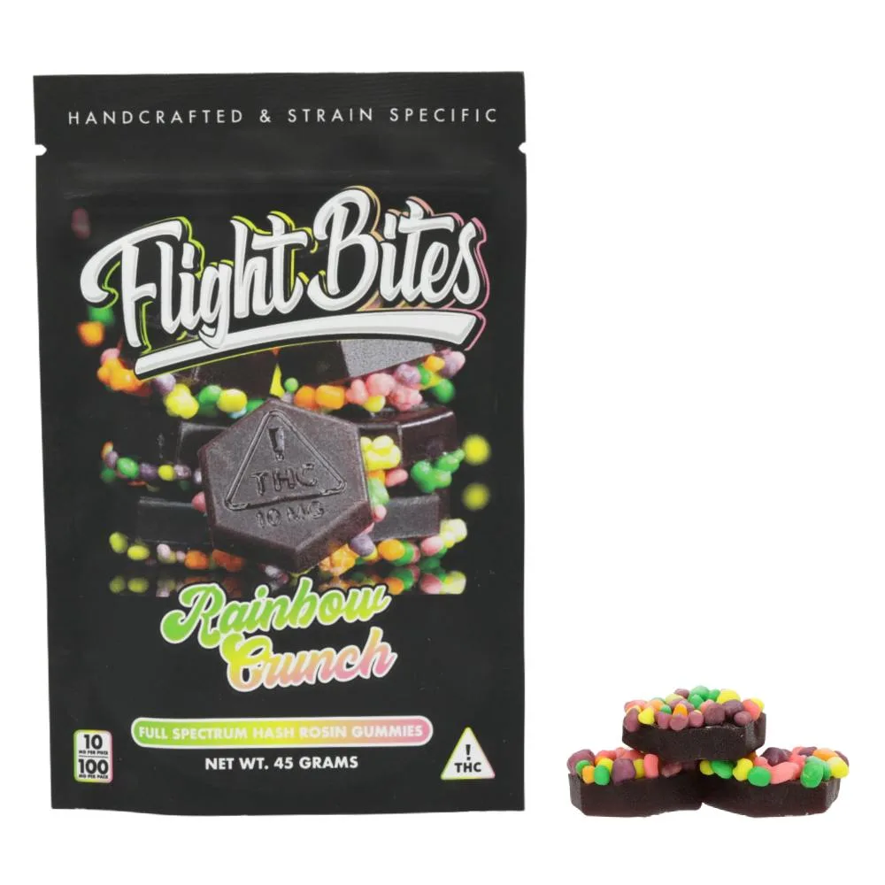 RAINBOW CRUNCH HASH ROSIN GUMMIES 10PC [100MG]