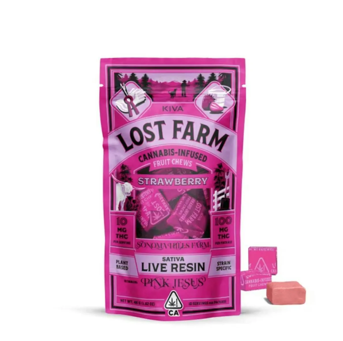Lost Farm Strawberry Chews