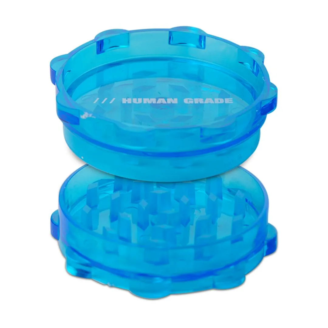 2PC ASSORTED 65MM PLASTIC GRINDER - HUMAN GRADE