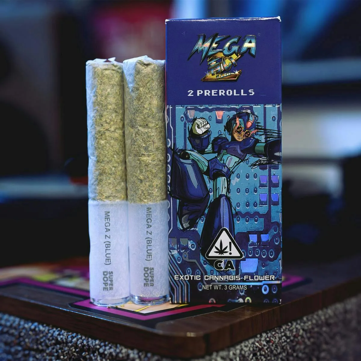 ⚡️ POWER UPS - Mega Z (Blue) - 2x Pre Rolls (3g)