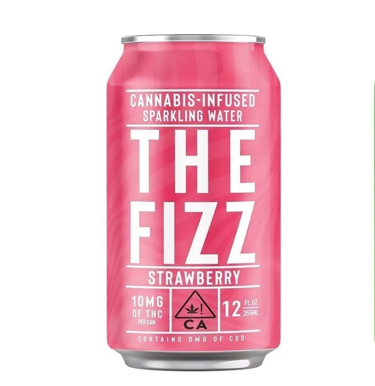 Manzanita Naturals - 10mg The Fizz Sparkling Water Strawberry