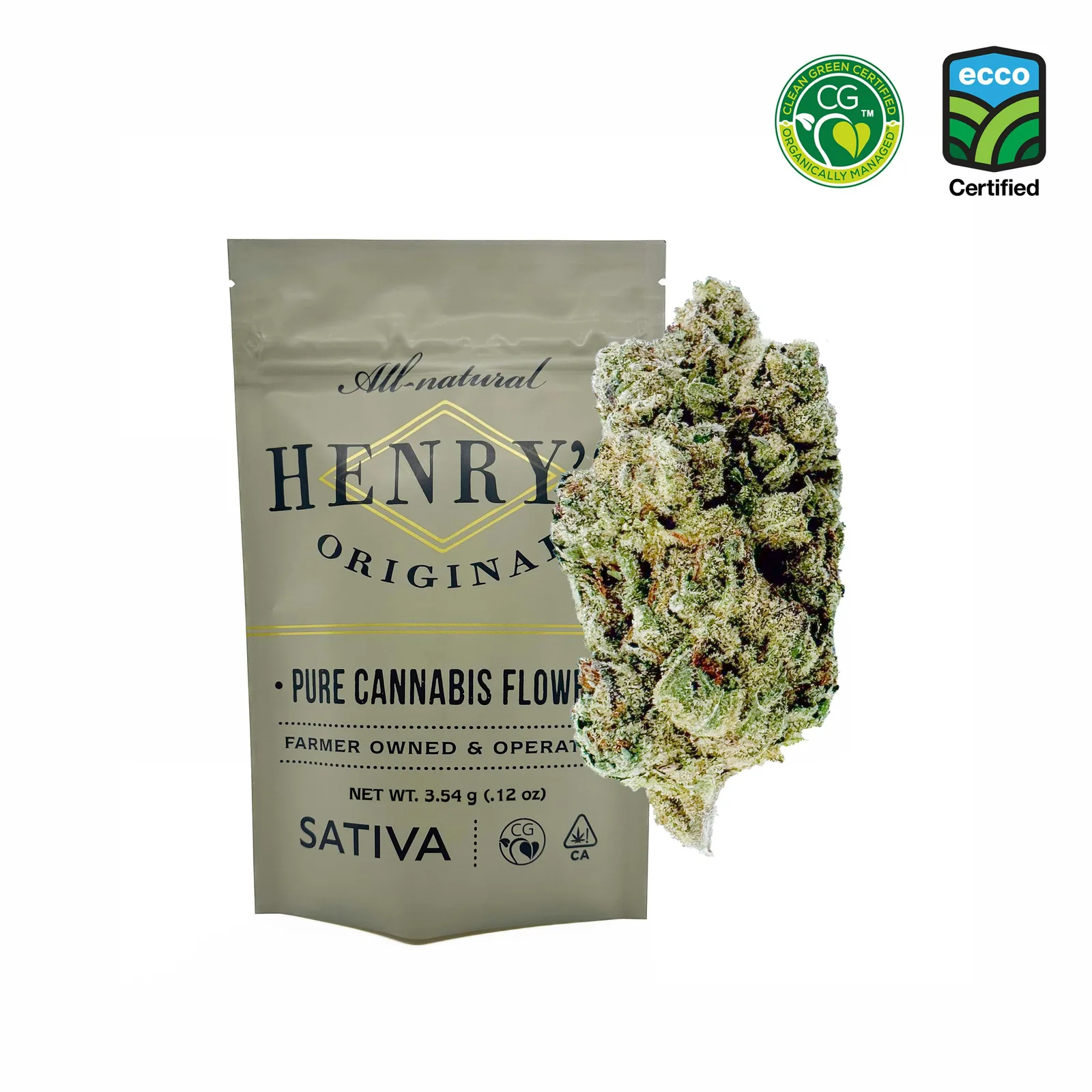 Henry's Original | Sour Amnesia | Pouch Big Buds | 3.5g