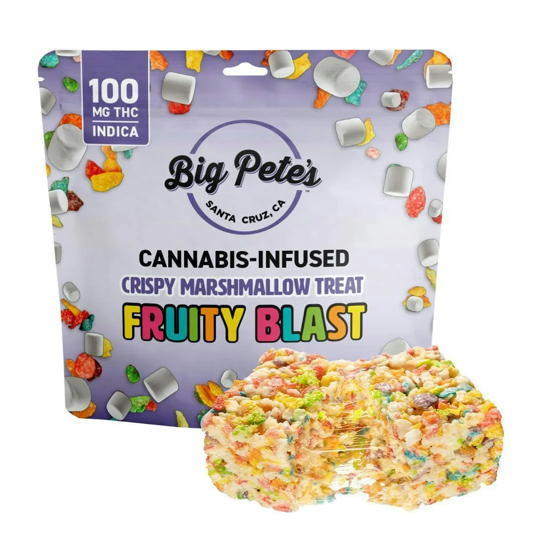 Big Pete's Fruity Indica Rice Crispy Treat 100mg