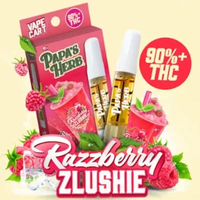 Papa's Herb Razzberry Zlushie (1g) Vape Cartridge