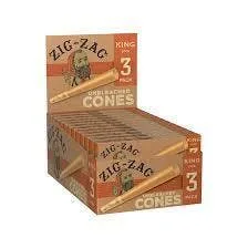 Zig Zag UNBLEACHED 1 1/4 CONES Each
