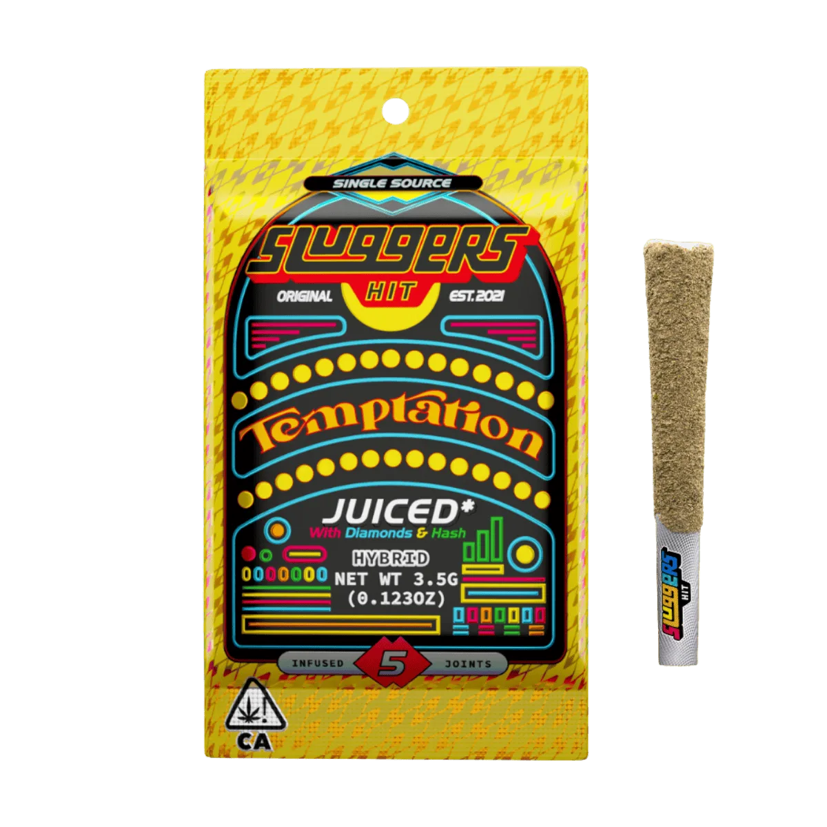 Temptation (H) | .7g 5pk Infused Prerolls | Sluggers