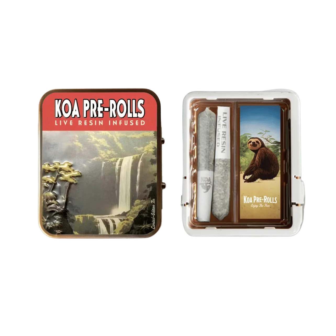 KOA - 2 PRE-ROLLS LIVE RESIN INFUSED - SHOGUN - SATIVA, THC 36.00%, 0.7G