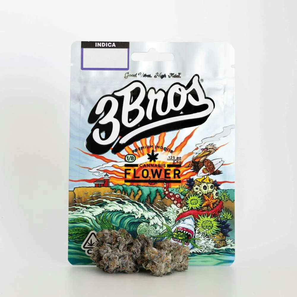3 Bros | Indoor Flower | 3.5g | Frosted Trufflez | Indica