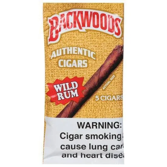 Backwoods Wild Rum 5 Cigars