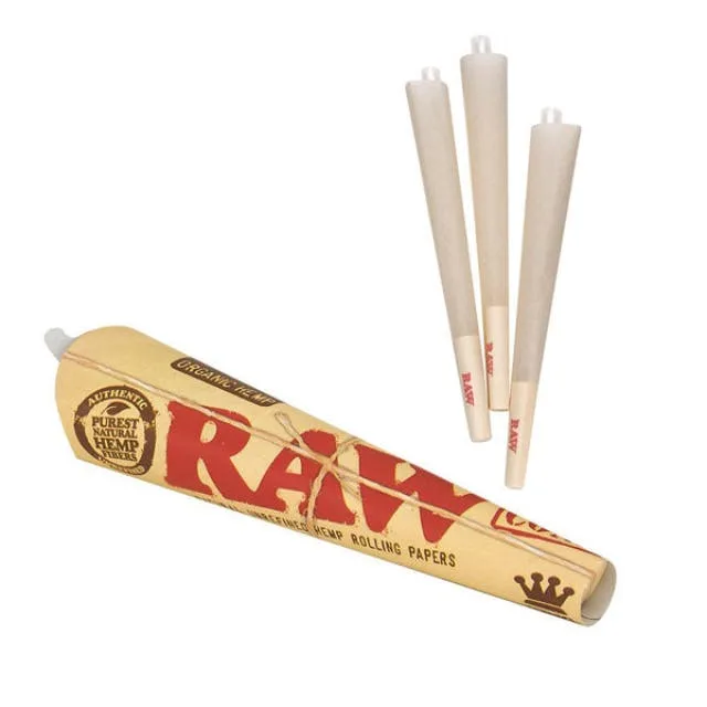 RAW CONES 3PK 21+