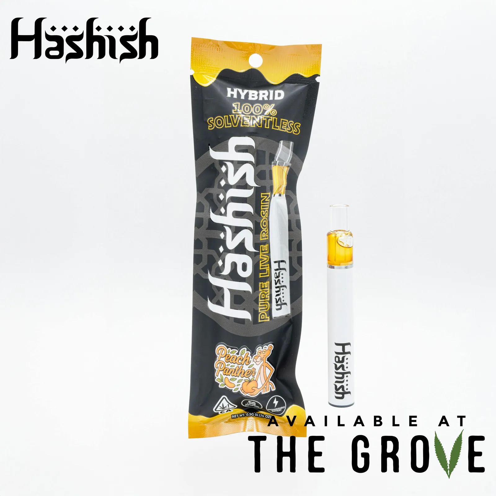 Hashish | Peach Panther .5g Rosin AIO