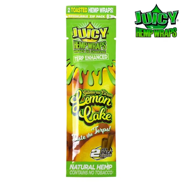 JUICY JAYS LEMON CAKE HEMP WRAPS