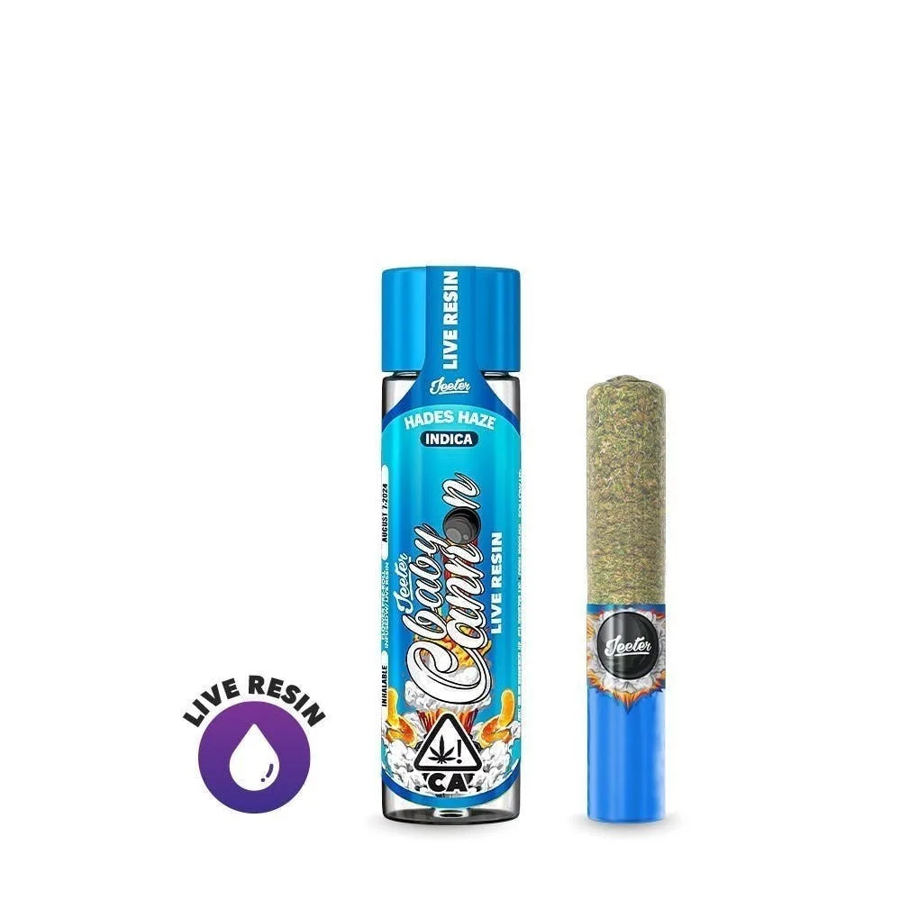 Jeeter Live Resin Infused - Baby Cannon - Hades Haze