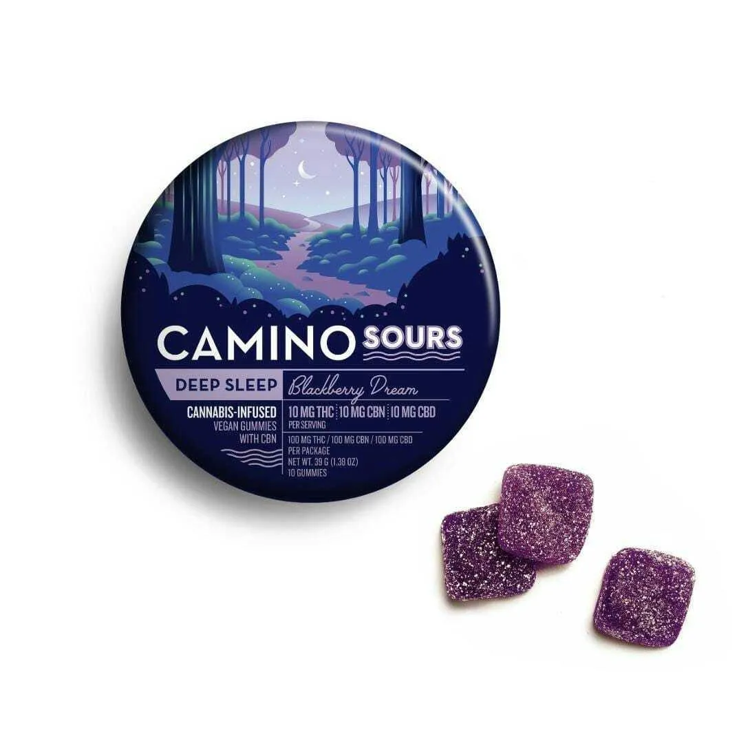 Camino Sours Blackberry DreamTHC CBN CBD 1:1:1