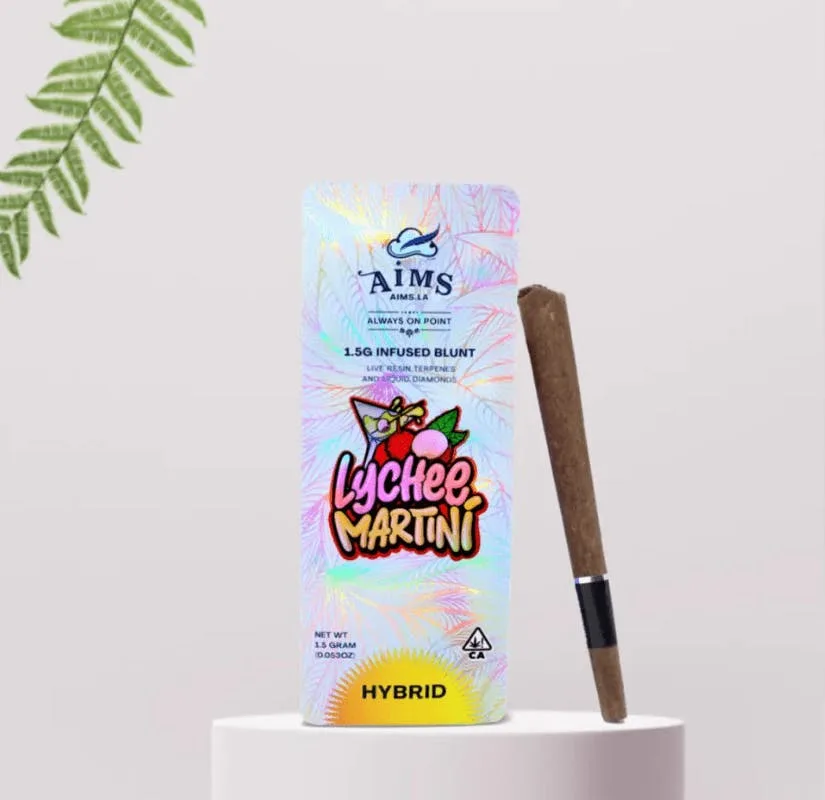 AIMS - Lychee Martini Infused Blunt 1.5 Grams