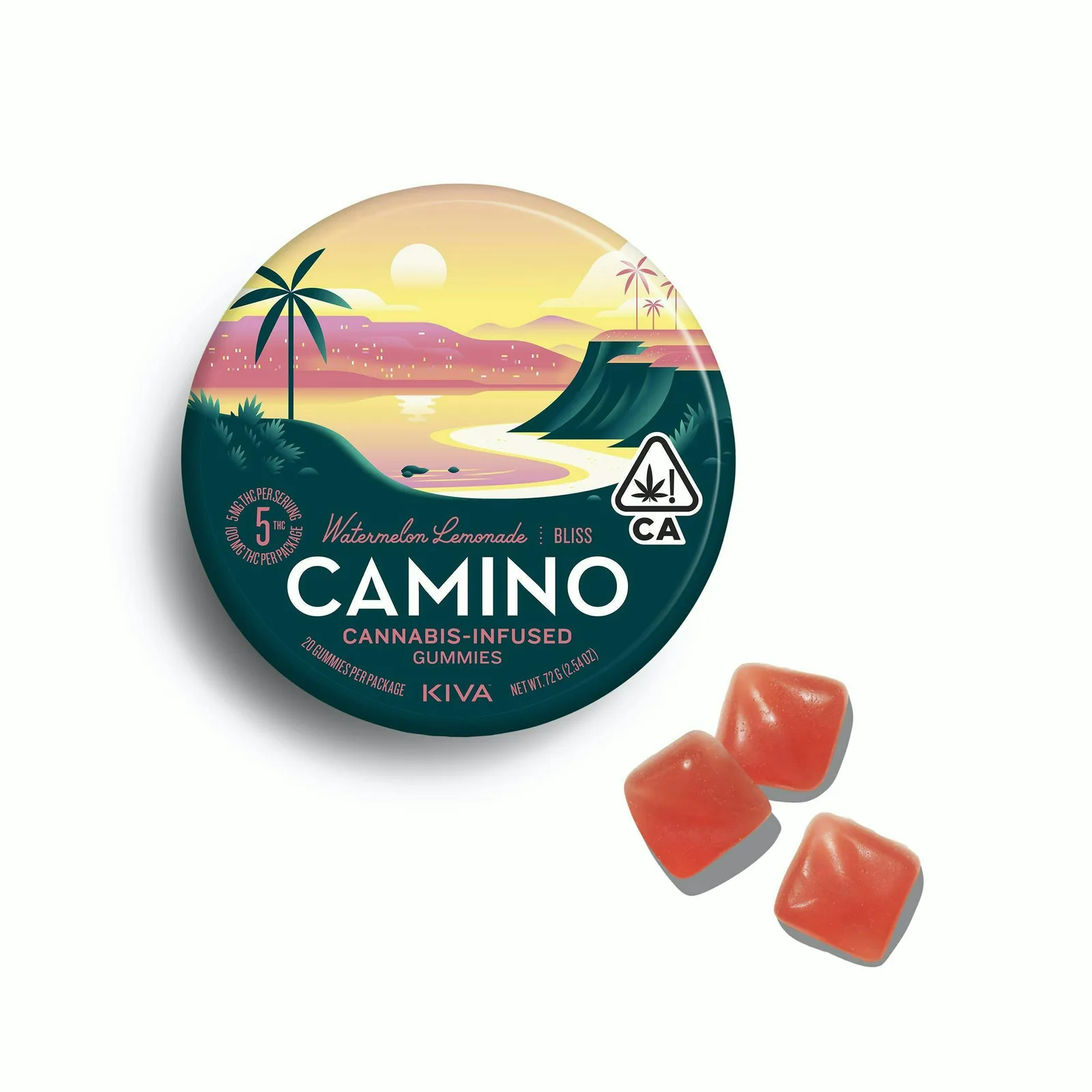 Camino - Watermelon Lemonade – Gummies – 100mg – Hybrid