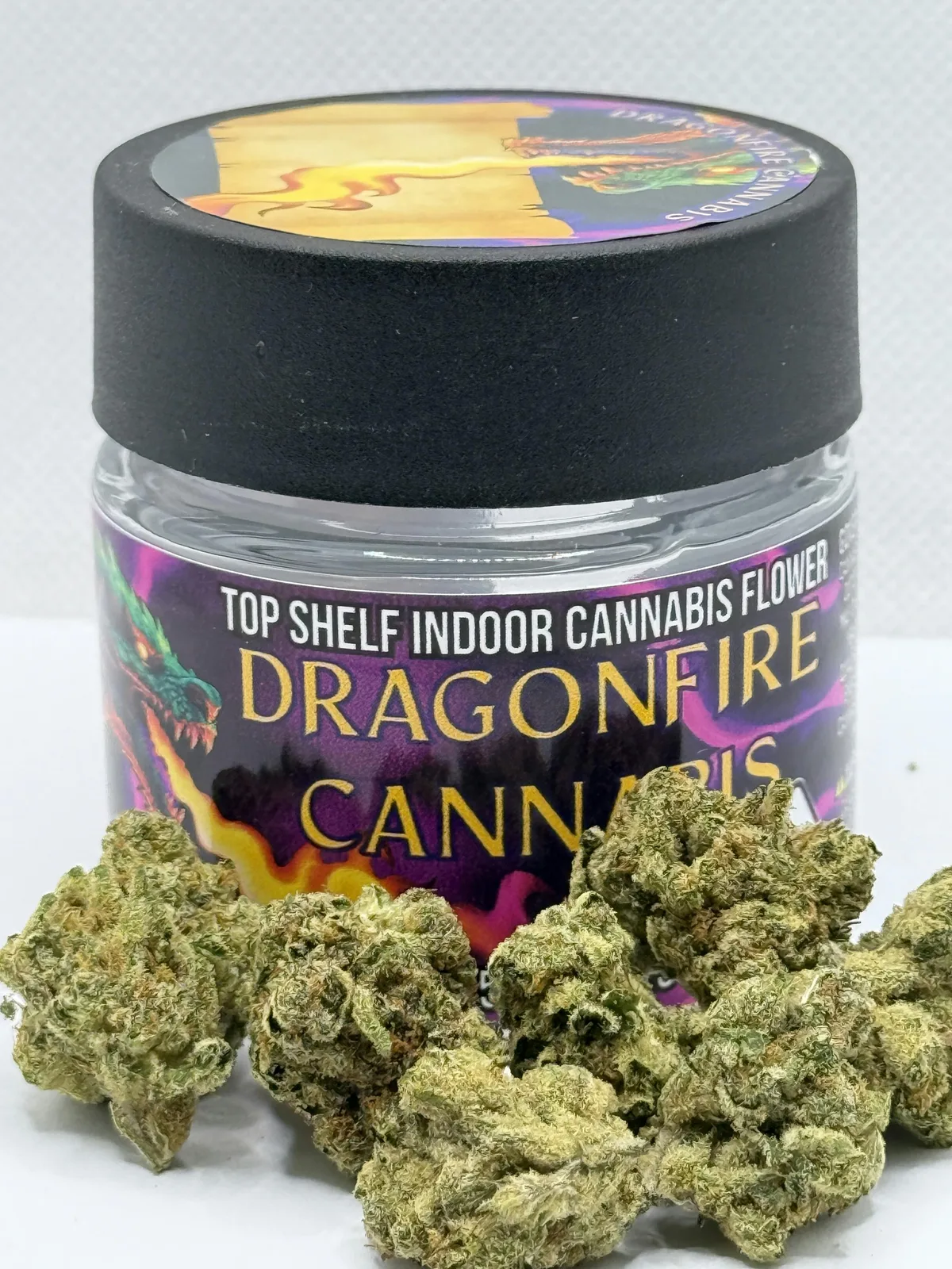 DragonFire - Passion Pound Cake, (H) 26.5% THC 3.5g