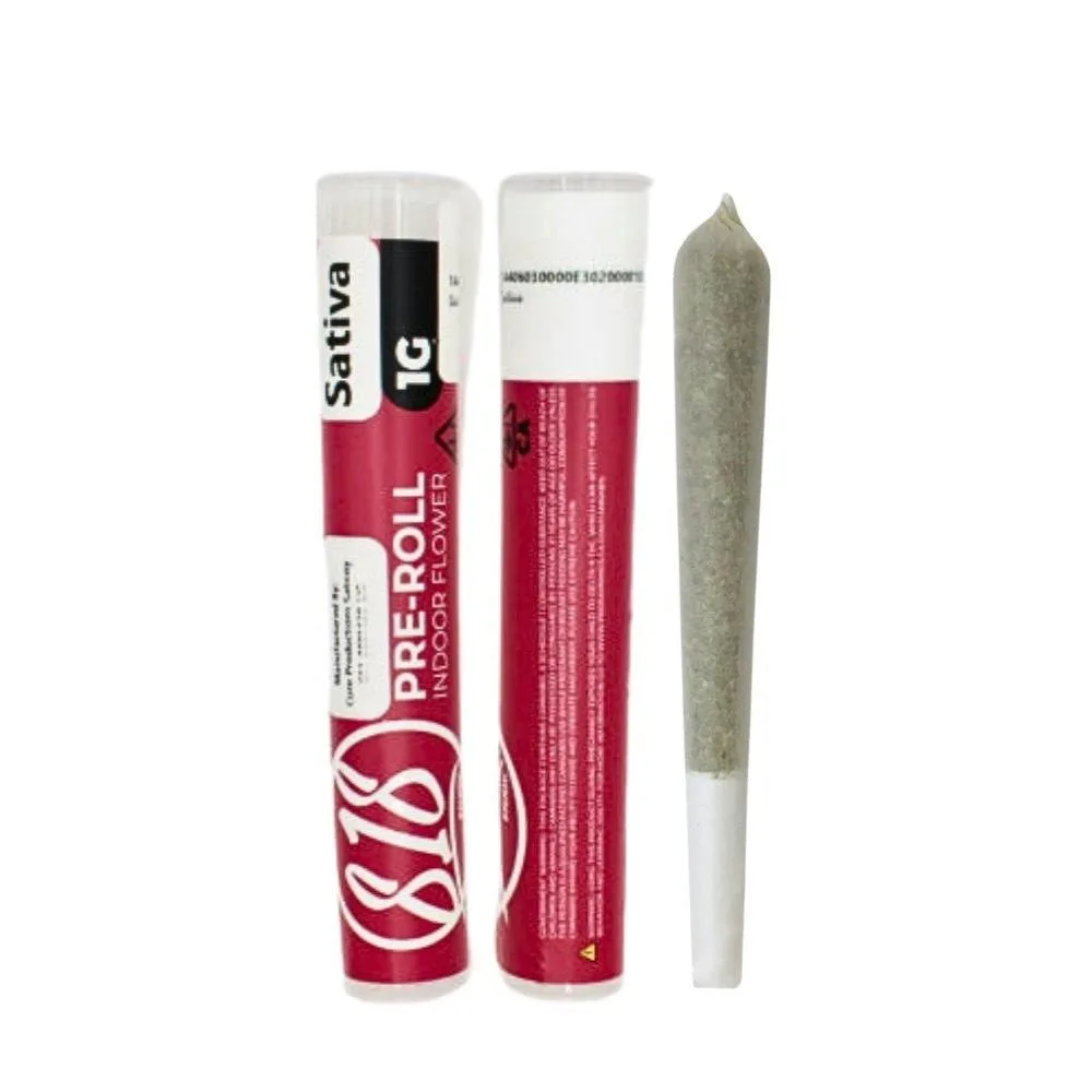 818 Brands- Hybrid Indoor Flower Preroll 1g (H)