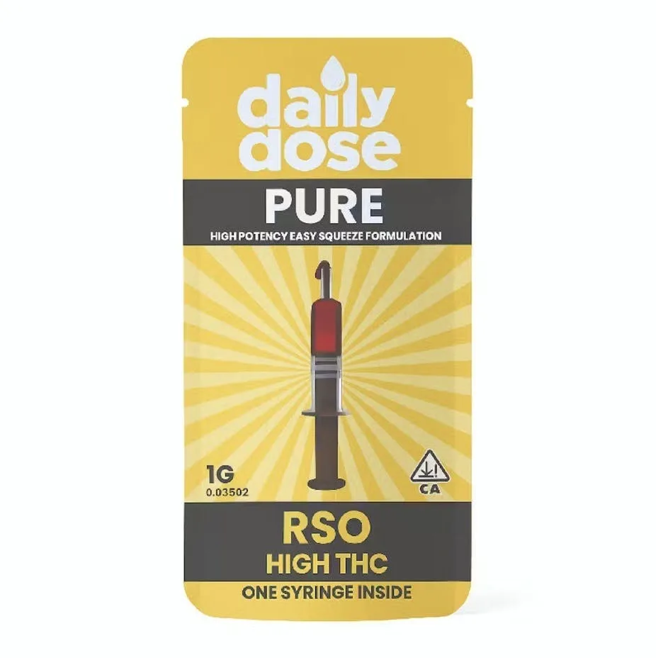 Pure | RSO high THC | Daily Dose