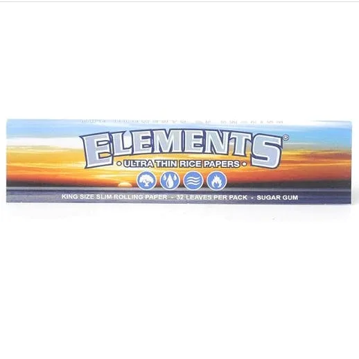 ELEMENTS; King Size Slim Rolling Papers