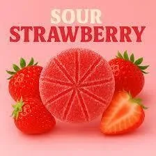 Sour Strawberry 100mg Single Gummy - 1 item