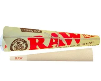 Raw Cones 1 1/4 size 6pk organic