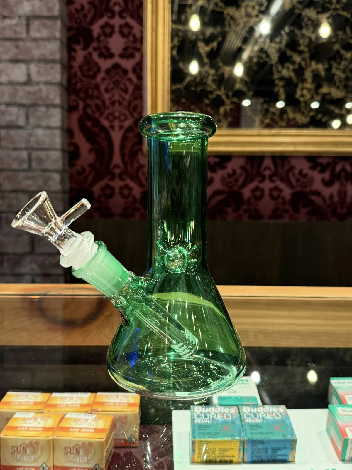 BONG - BEAKER - 6 IN - COLORED