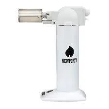 Newport 6" Metal Torch - White