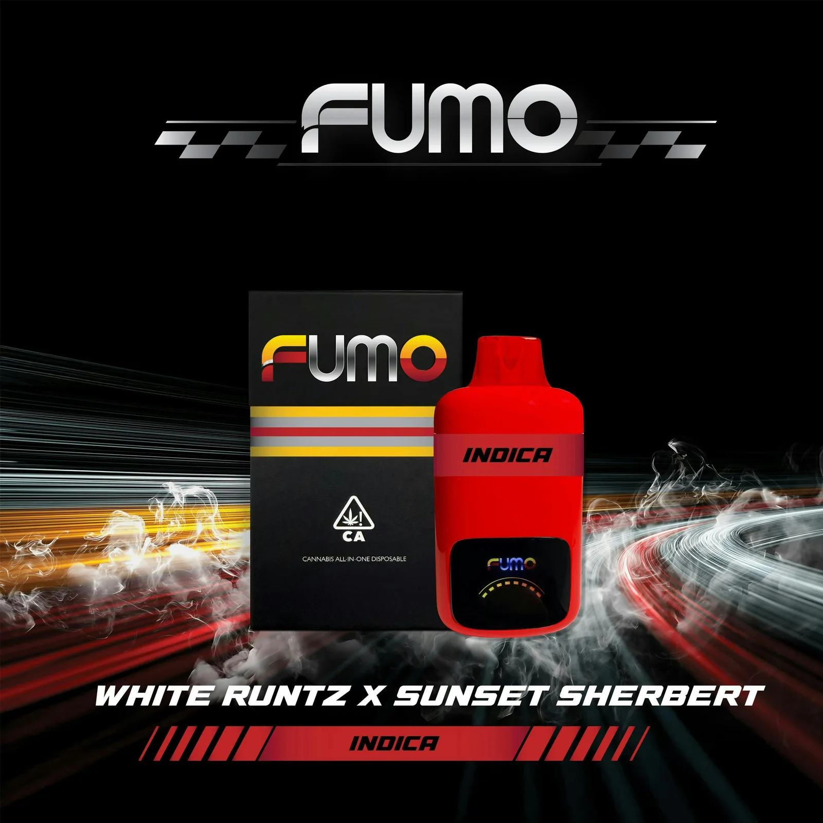 FUMO- WHITE RUNTZ X SUNSET SHERBERT - Liquid Diamond/Live Resin 1G