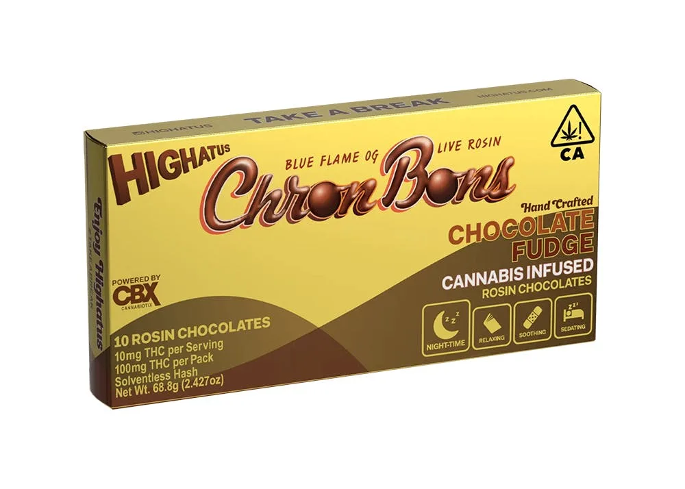 HIGHATUS - CHRONBONS 10PK - CHOCOLATE FUDGE