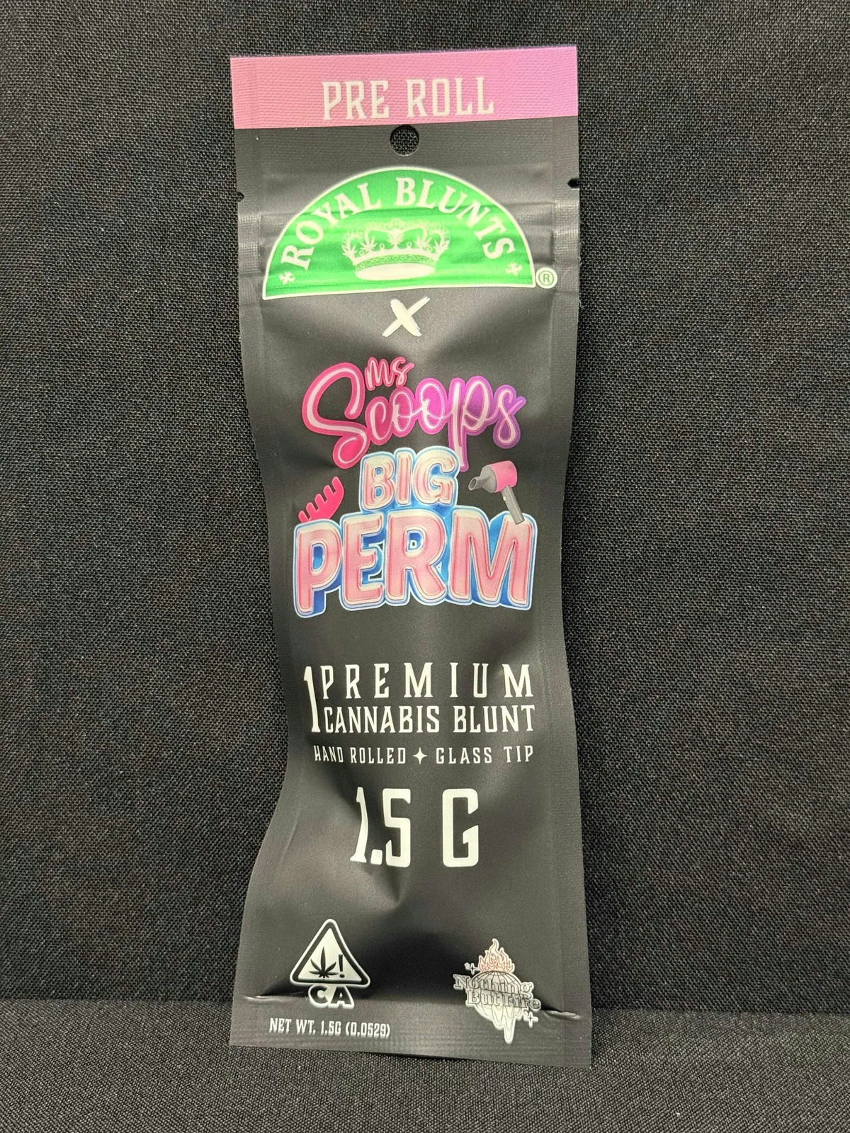 Royal Blunts - Royal Blunts x Mrs. Scoops - Big Perm - Hand Rolled Blunt - 1.5g - 1.5 items