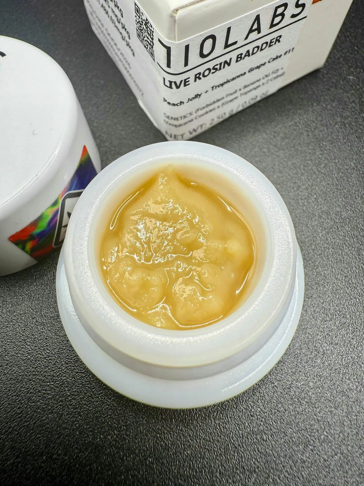 710 Labs - Peach Jolly + Tropicanna Grape Cake #11 Live Rosin Badder - 2.5g - 1 gram