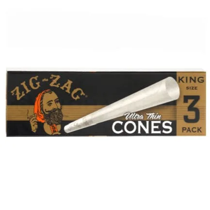 Zig Zag Cone King Ultrathin 3pk