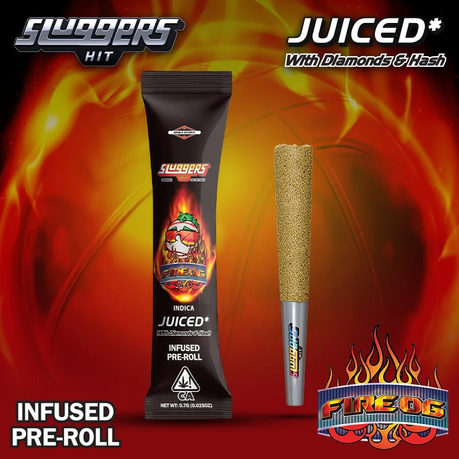 Sluggers Fire OG (I) Infused Preroll .7g