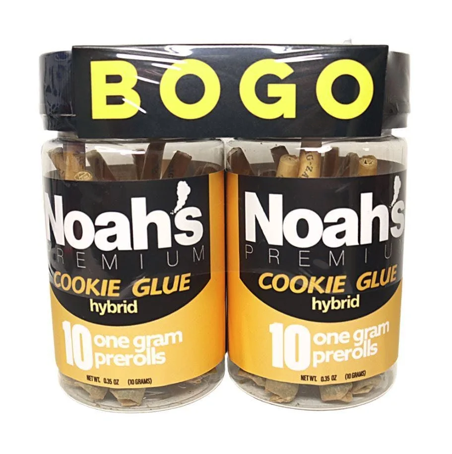 Noah's Premium - Pre Roll Pack - Hybrid - Cookie Glue - (20g total) 20 pack
