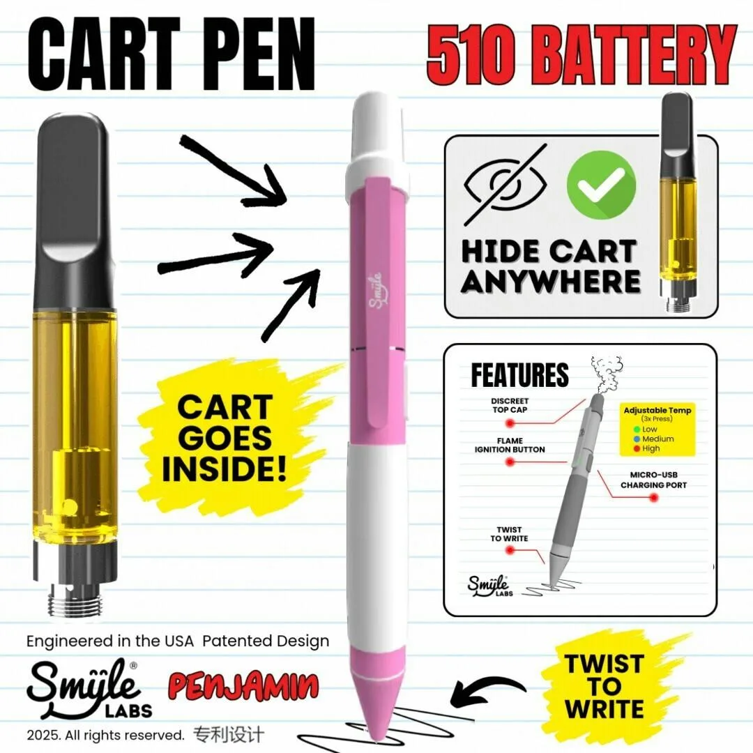 Cart Pen Pink Discreet 510 Thread Adjustable Voltage Battery