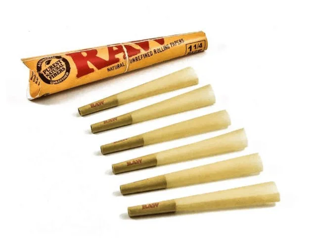 RAW - 1 1/4 Classic | 6 Pack Cones