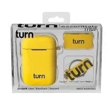 Turn- Yellow podpak Case Keychain