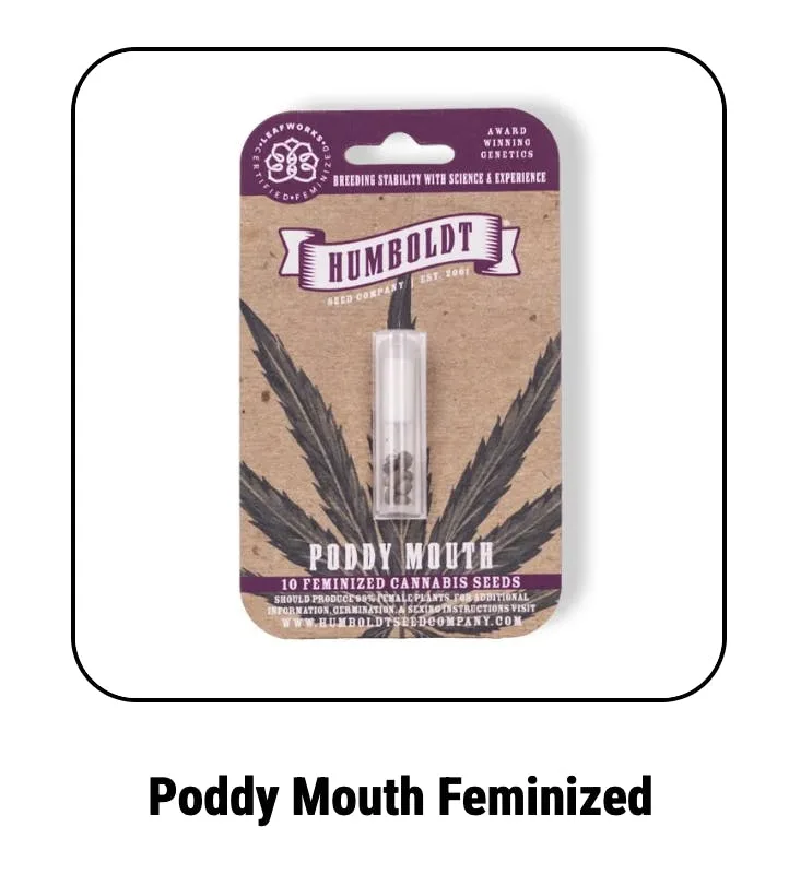 Humboldt Seed Company | Poddy Mouth | Feminized Seeds