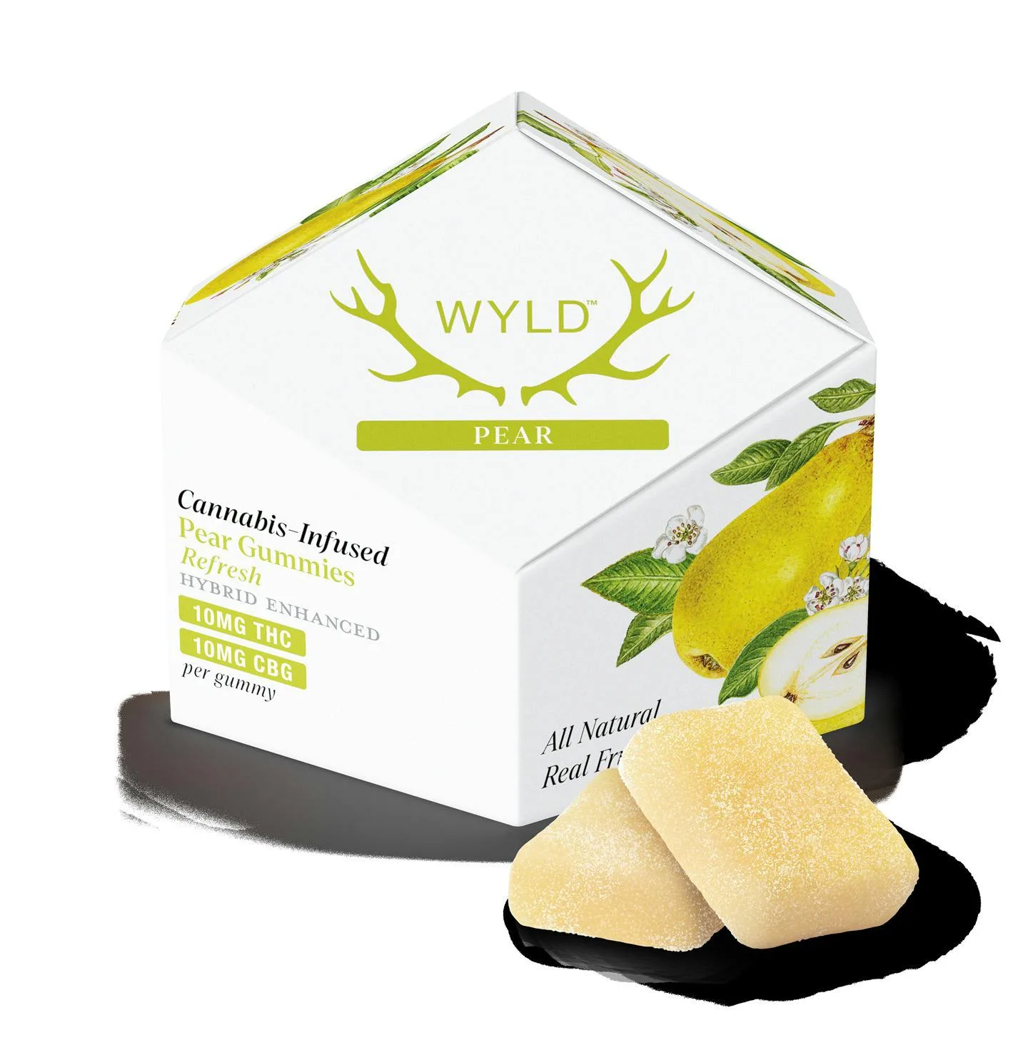 Wyld - Pear 1:1 THC:CBG (h) - Gummies