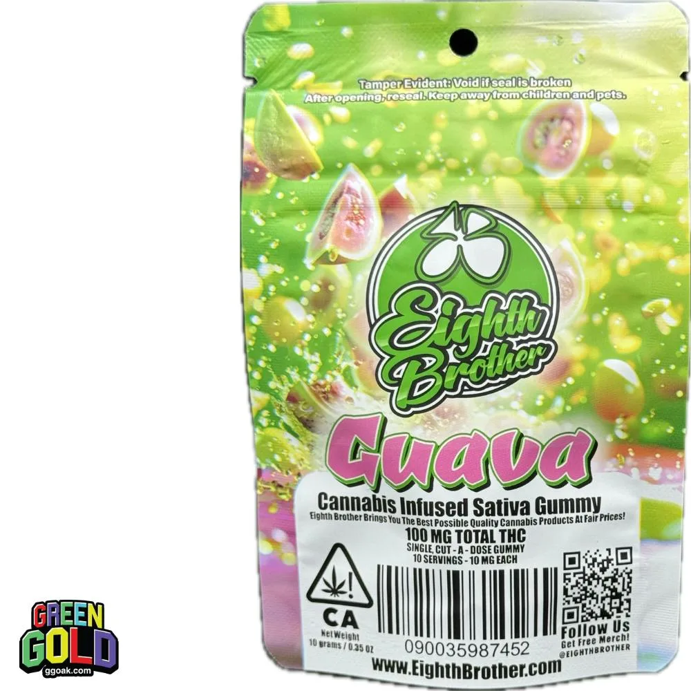 EIGHTH BROTHERS GUAVA (GUMMY) SATIVA Gummies 100mg