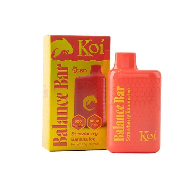 Koi 250MG C_D Disposable Balance Bar (Strawberry Banana Ice)