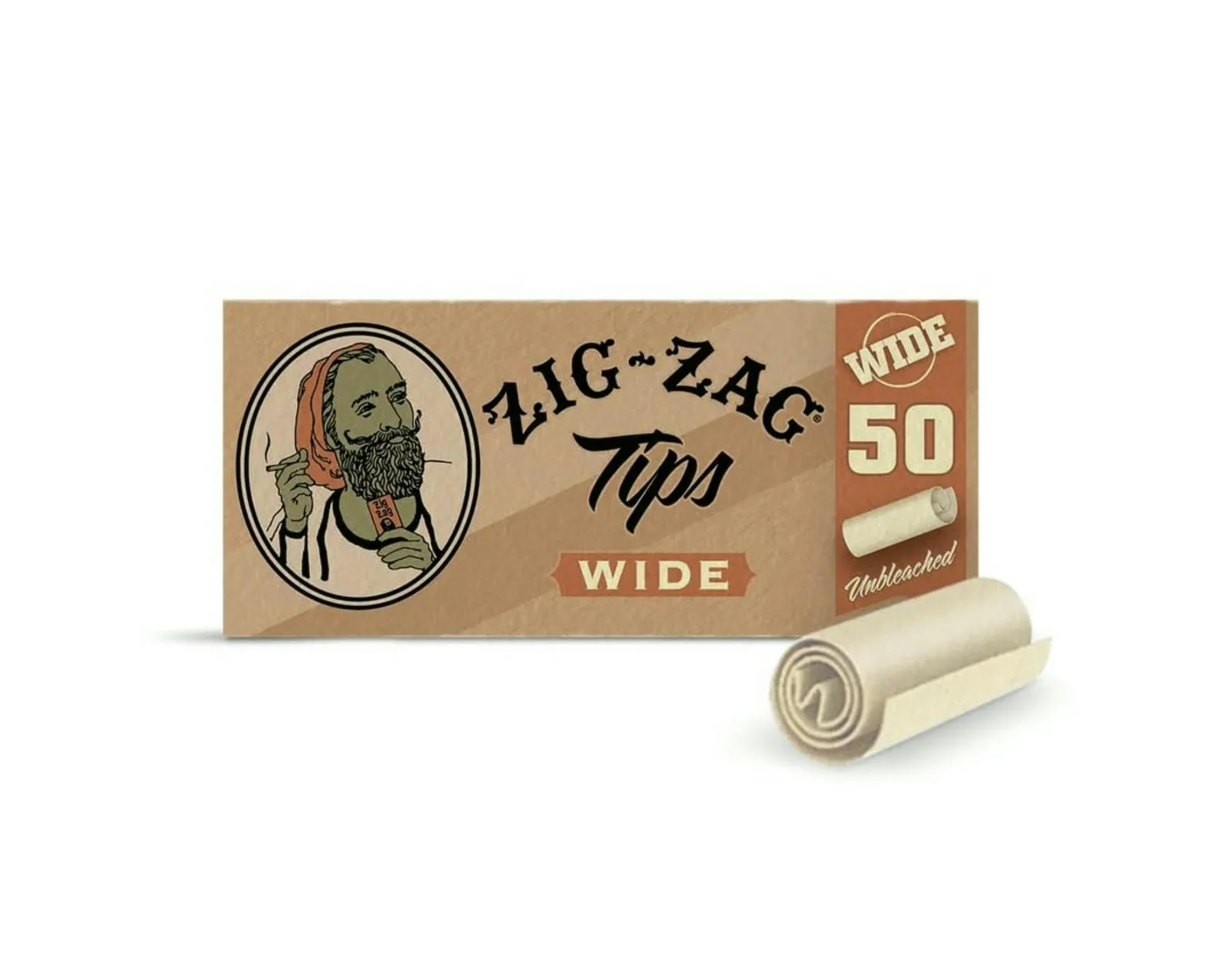 Zig Zag - Zig Zag Brown Tips Wide