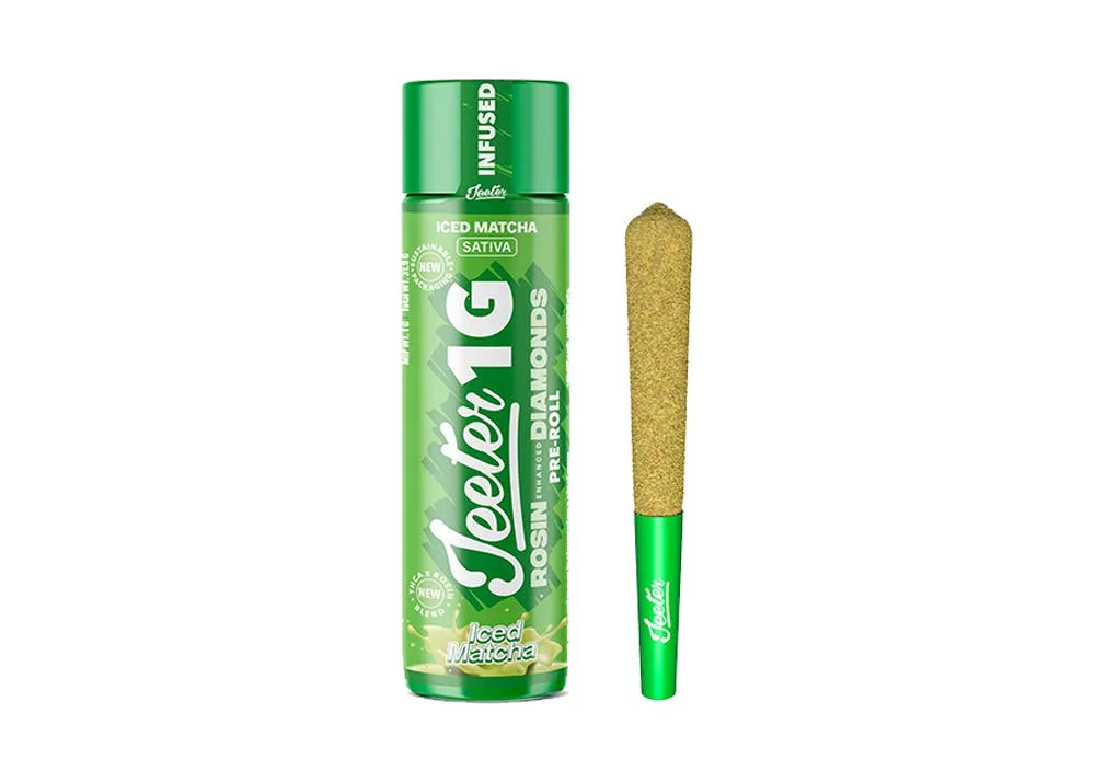 Jeeter | Quad Infused | Preroll | .5g | Iced Matcha