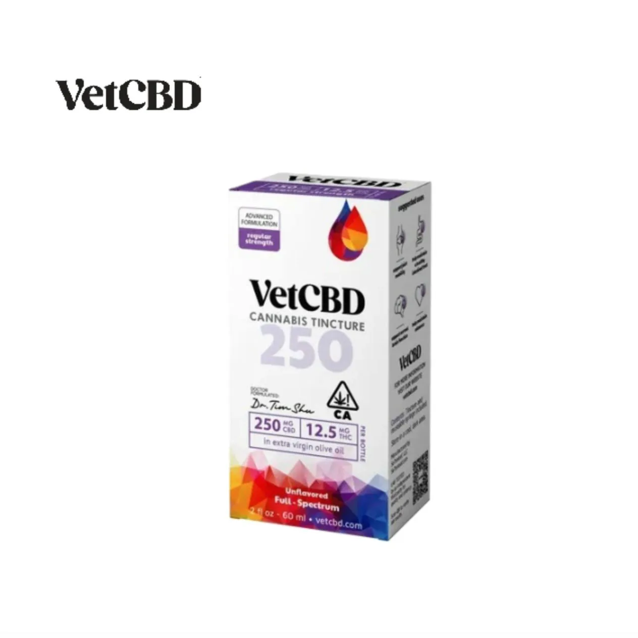 20:1 REGULAR STRENGTH 250MG CBD 12.5MG THC TINCTURE 2 FL OZ