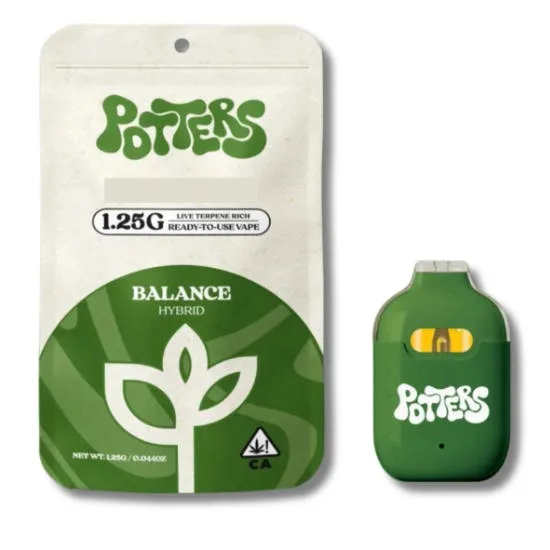 Potters - Lemon Cherry Gelato Live Ready-to-Use Vape - 1.25 g